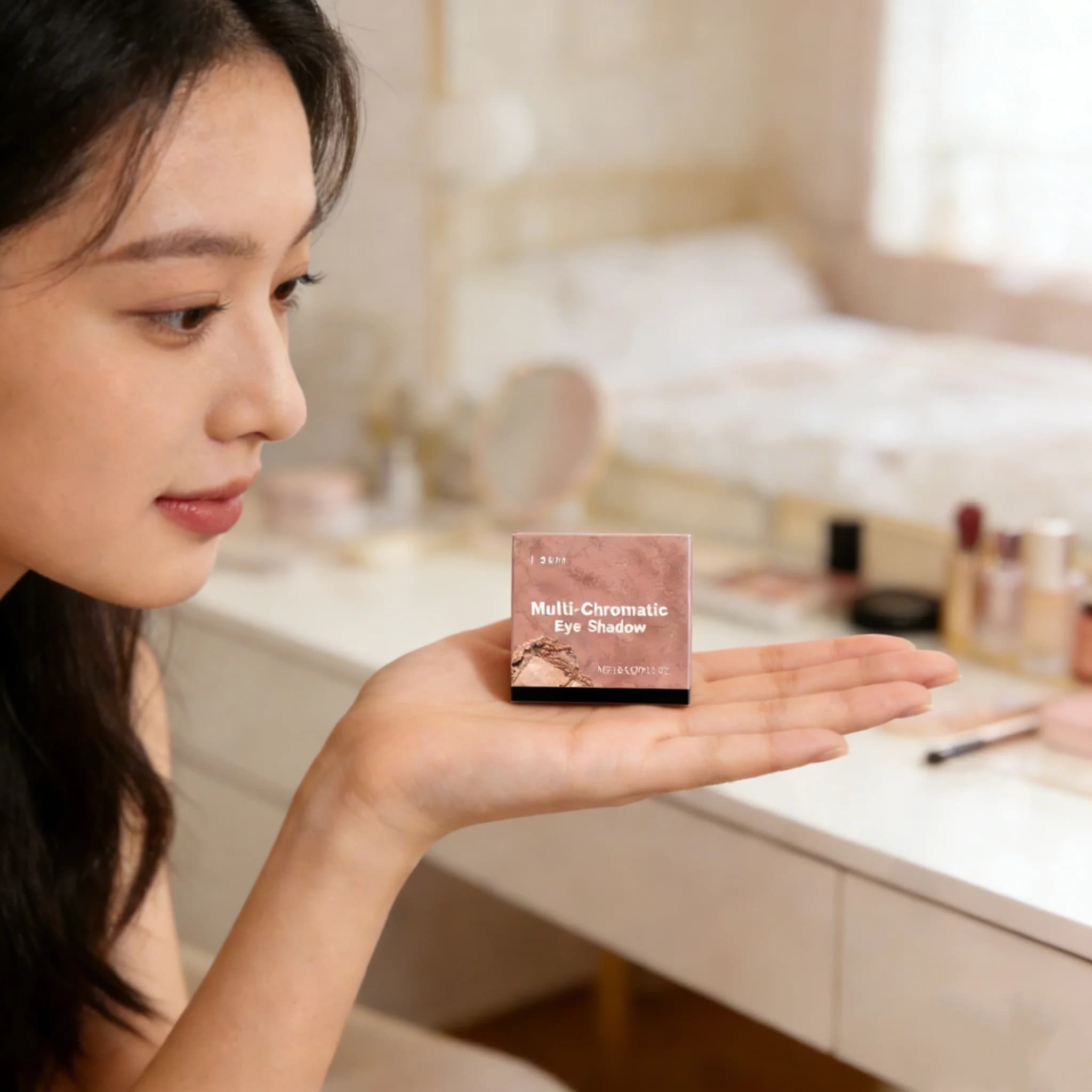 Palette Ombretti Naturali Opachi Color Terra, Kit Cosmetico Impermeabile Lunga Durata per Donna, Ombretti Scintillanti