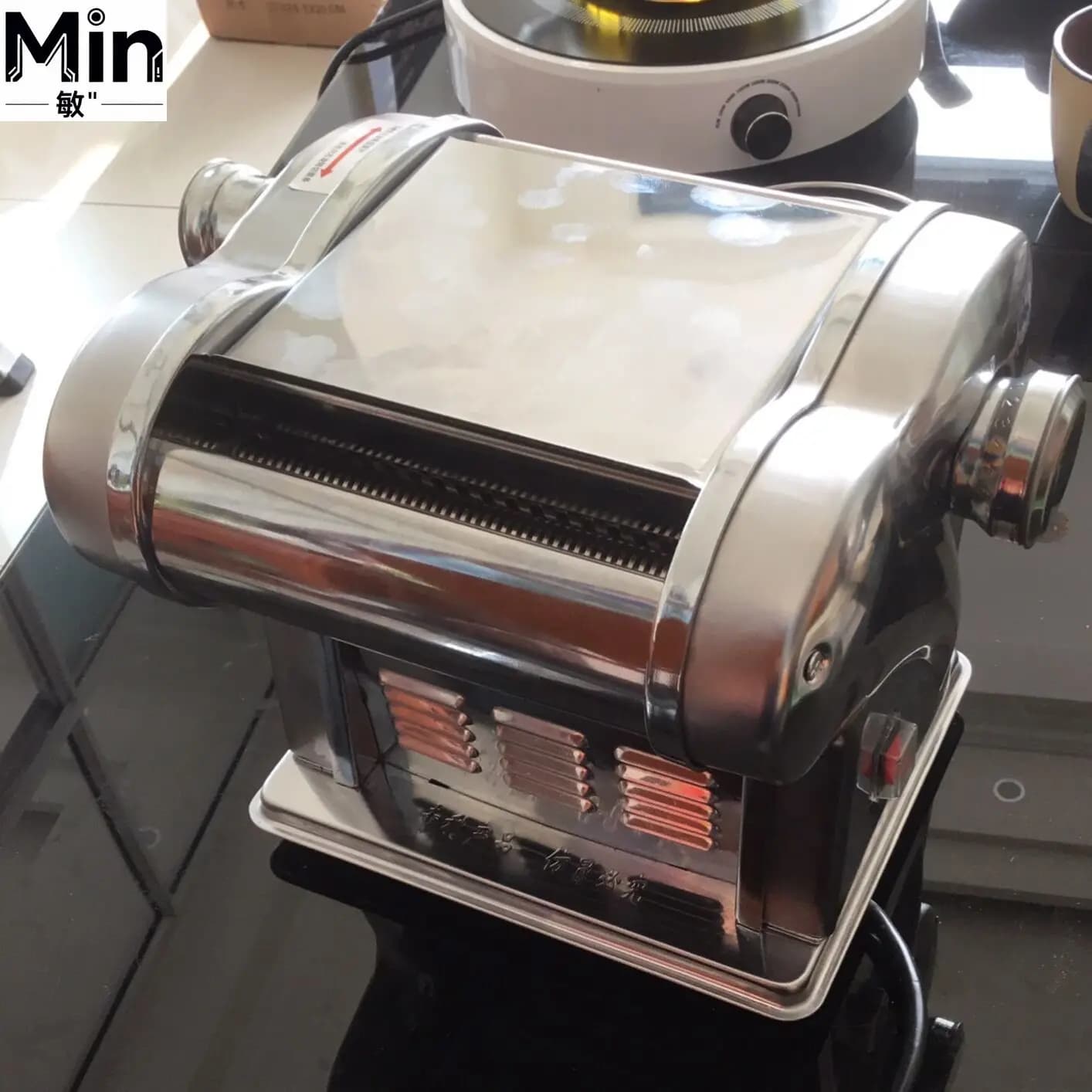 Multifunctional Noodle Press Machine Stainless Steel Pasta Maker Noodle Rolling Dumpling Machine for Kitchen Lab