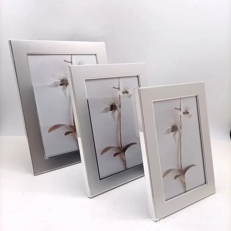Creative Luxury Metal Photo Frame Minimalist Decorative Picture Frame for Home Decor Elegant Metal Frame Photos