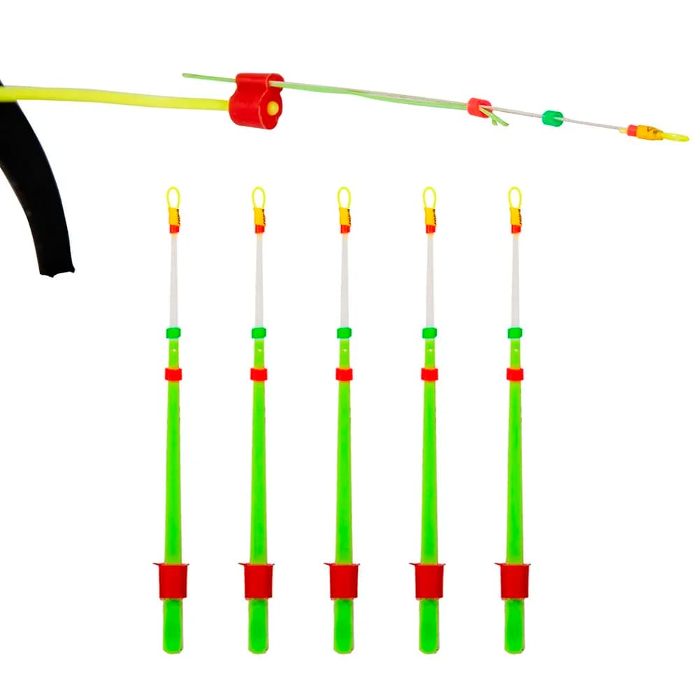 5Pcs Ice Fishing Rod Top Tip Pole Front End Section-Bobber Indicator Rod Controls Fish Slightly Thin Extension Tool Fishing Tool