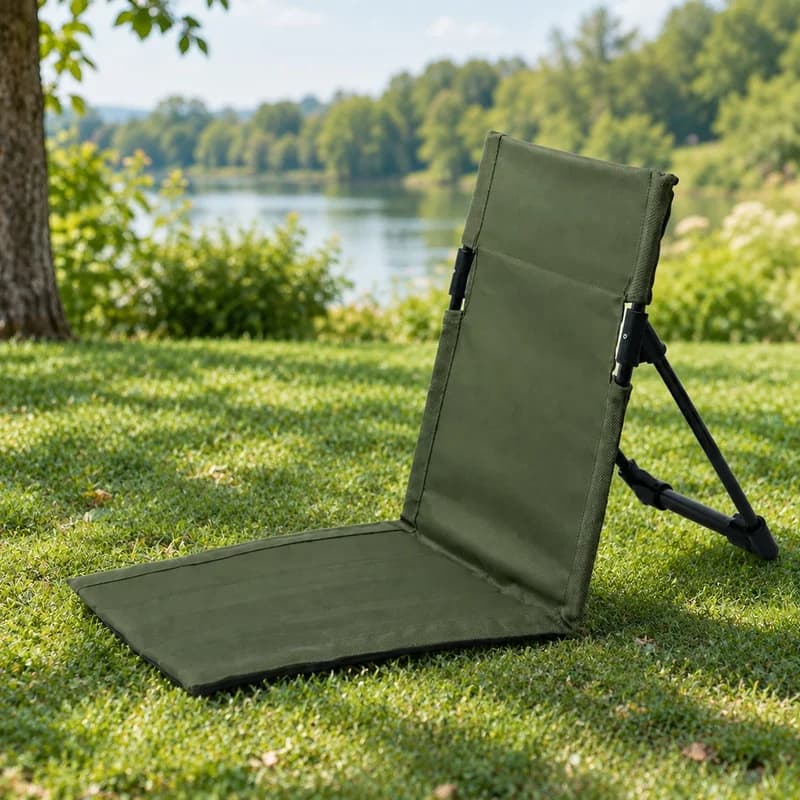 Lightweight Foldable Camping Stool Made of Aluminum Alloy, Ideal for Travel, Beach, and Fishing Outdoors