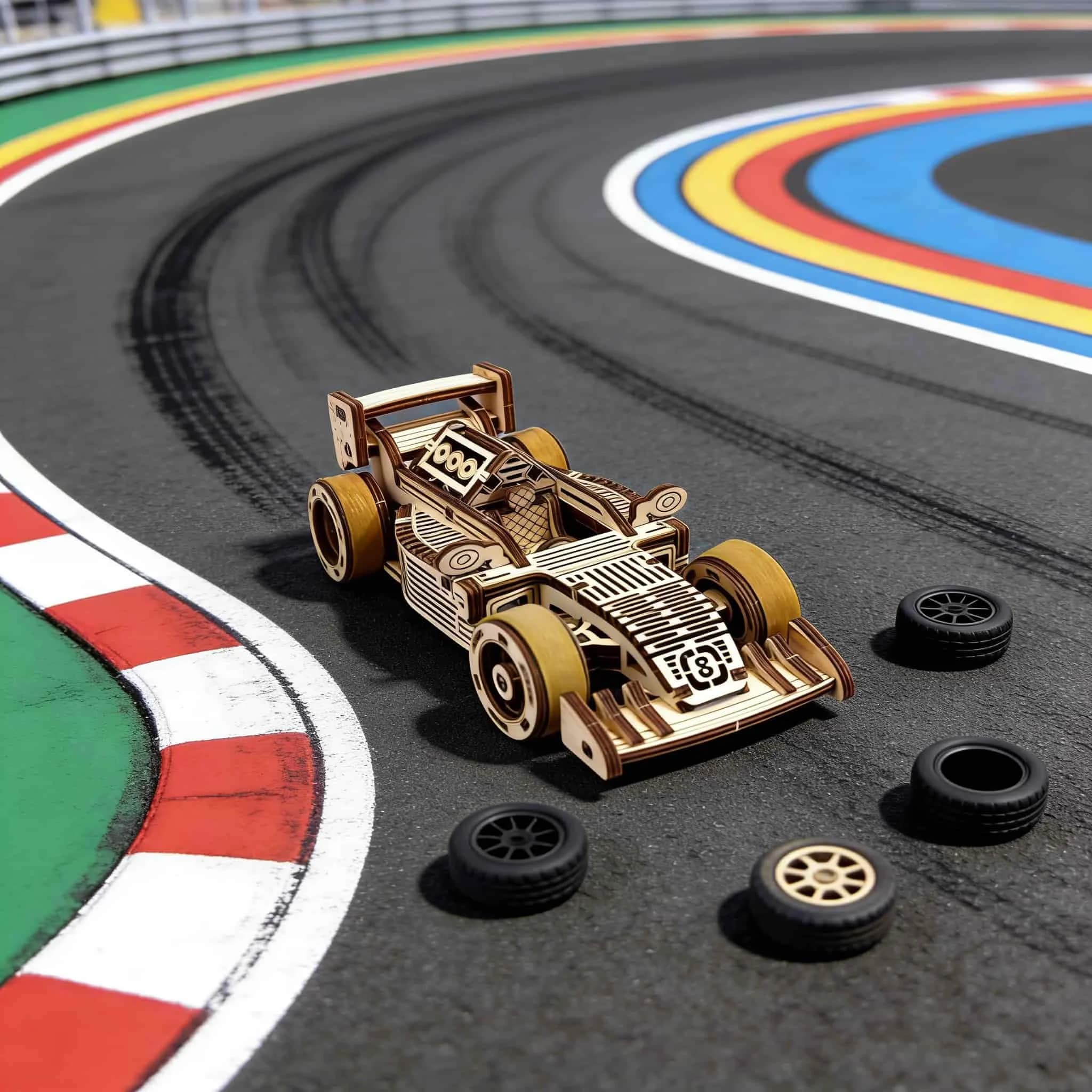 3D Wooden Puzzle Car, DIY Wooden Model, Perfect as a Birthday, Halloween, Easter, Christmas, or New Year's Gift