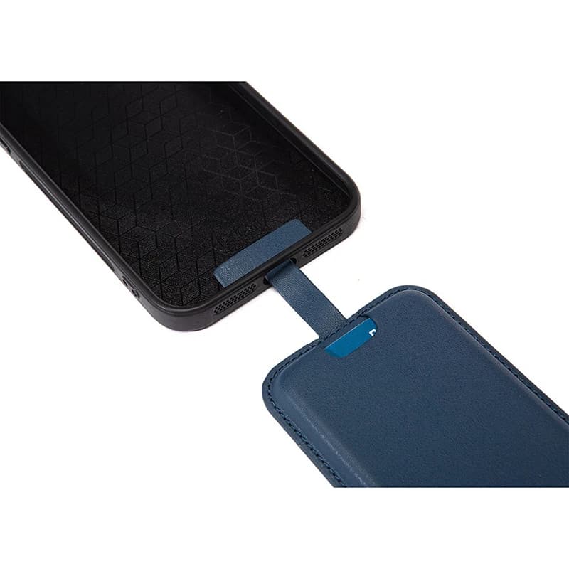 Protective Leather Case With Card Holder for iPhone 16/15 Pro Max, Includes Magsafe Magnet and Anti-loss Strap