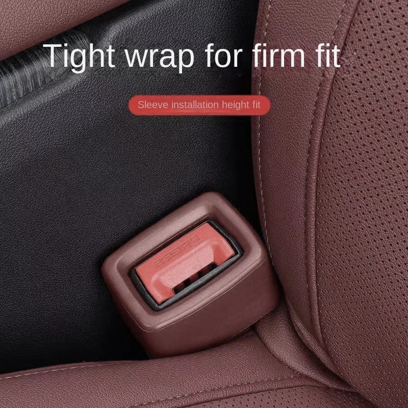 Copertura protettiva per presa cintura di sicurezza per auto, copertura in silicone, protezione interna con chiusura anticollisione e antigraffio