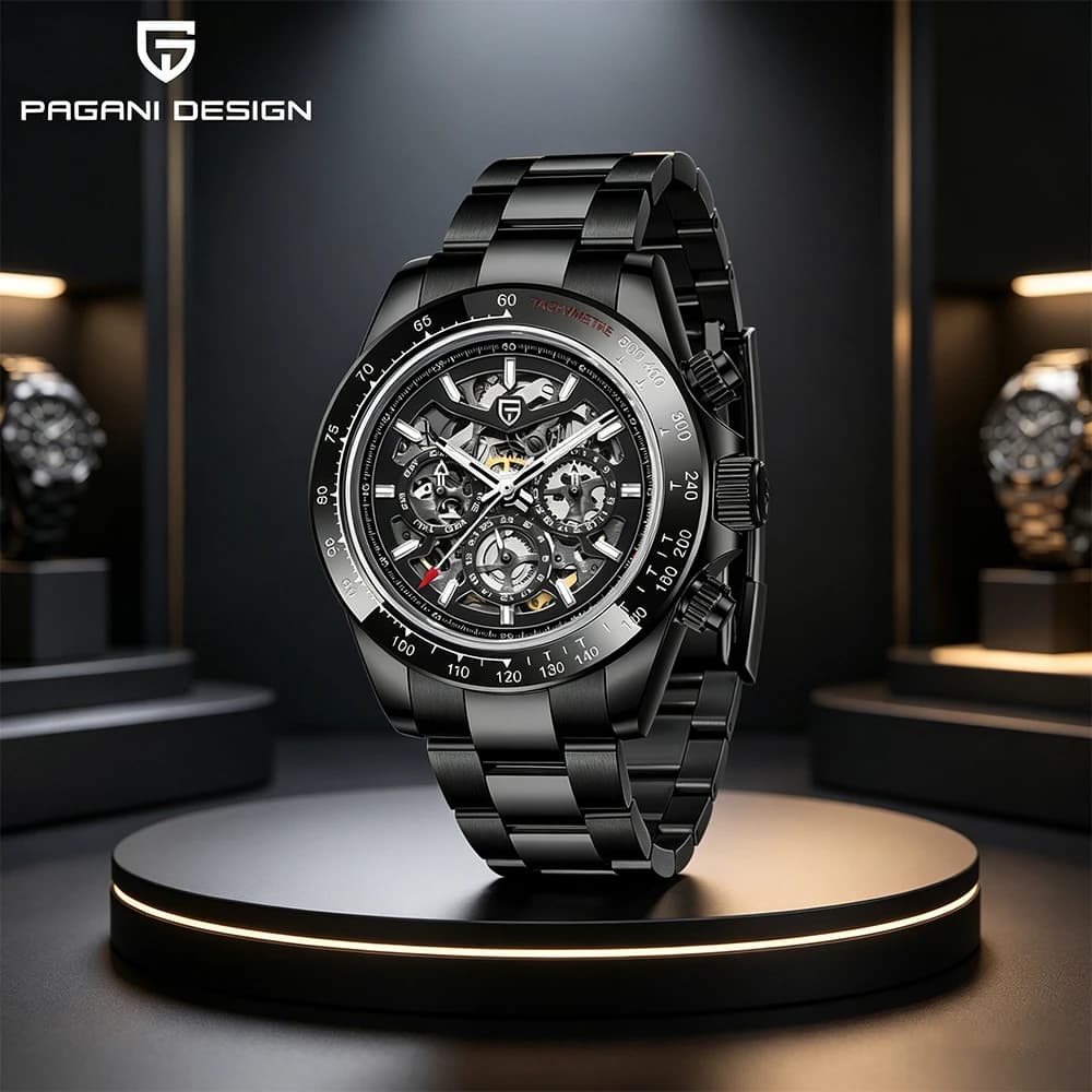 PAGANI DESIGN 2026 Nuovo Orologio Meccanico Automatico da Uomo in Acciaio Inossidabile Impermeabile 100m Orologio Casual di Lusso per Uomo Reloj Hombre