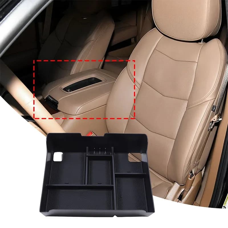 Fit for Cadillac Escalade 2015-2020 Car Center Console Organizer Armrest Storage Box Tray car-styling accessories