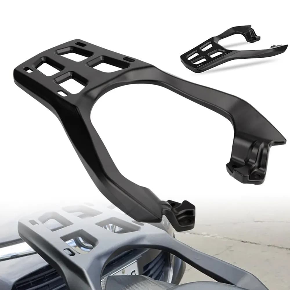 New Motorcycle Top Box Bracket Aluminum Black Rear Bracket Heavy Duty Easy to Install Rear Boot Roof for MIO i125