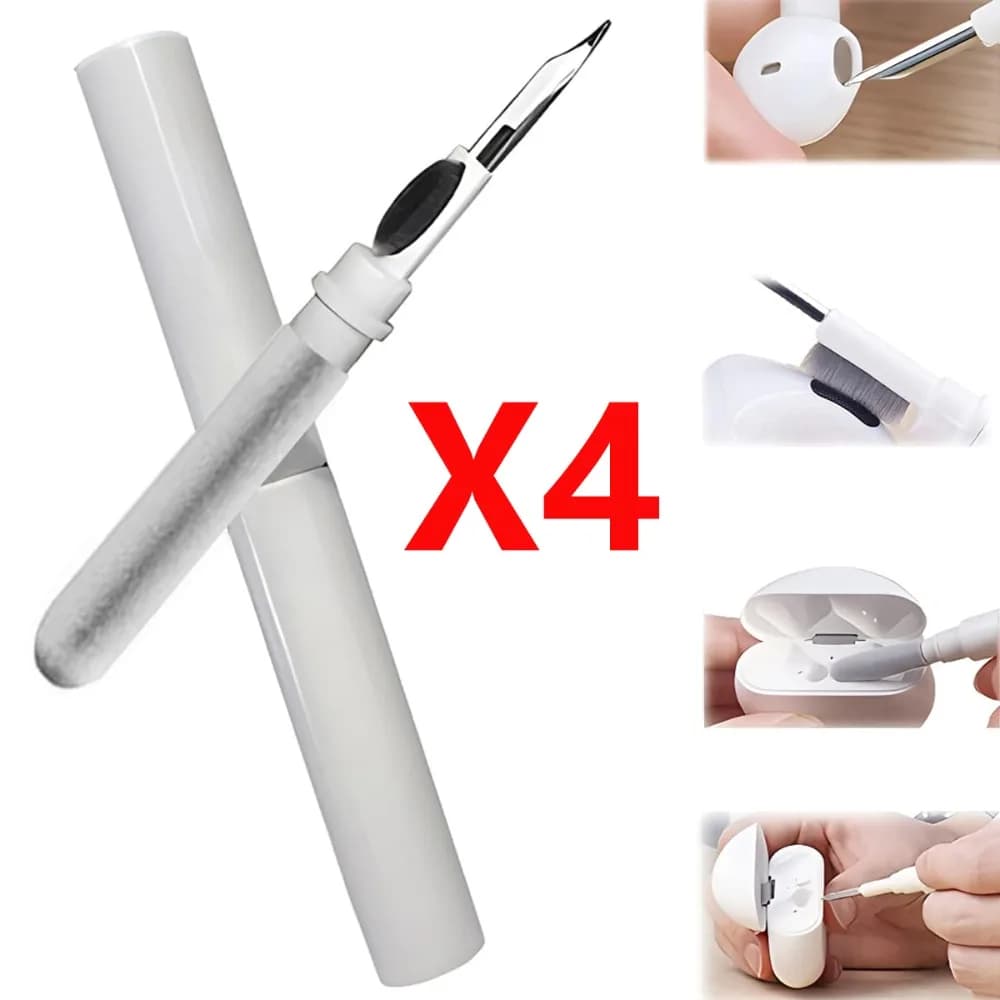 1/2/4Packs Earbuds Cleaning Pen for Earbuds Portable 3 in 1 Wireless Earphone Case Cleaning Tools Kit Cleaning Brush