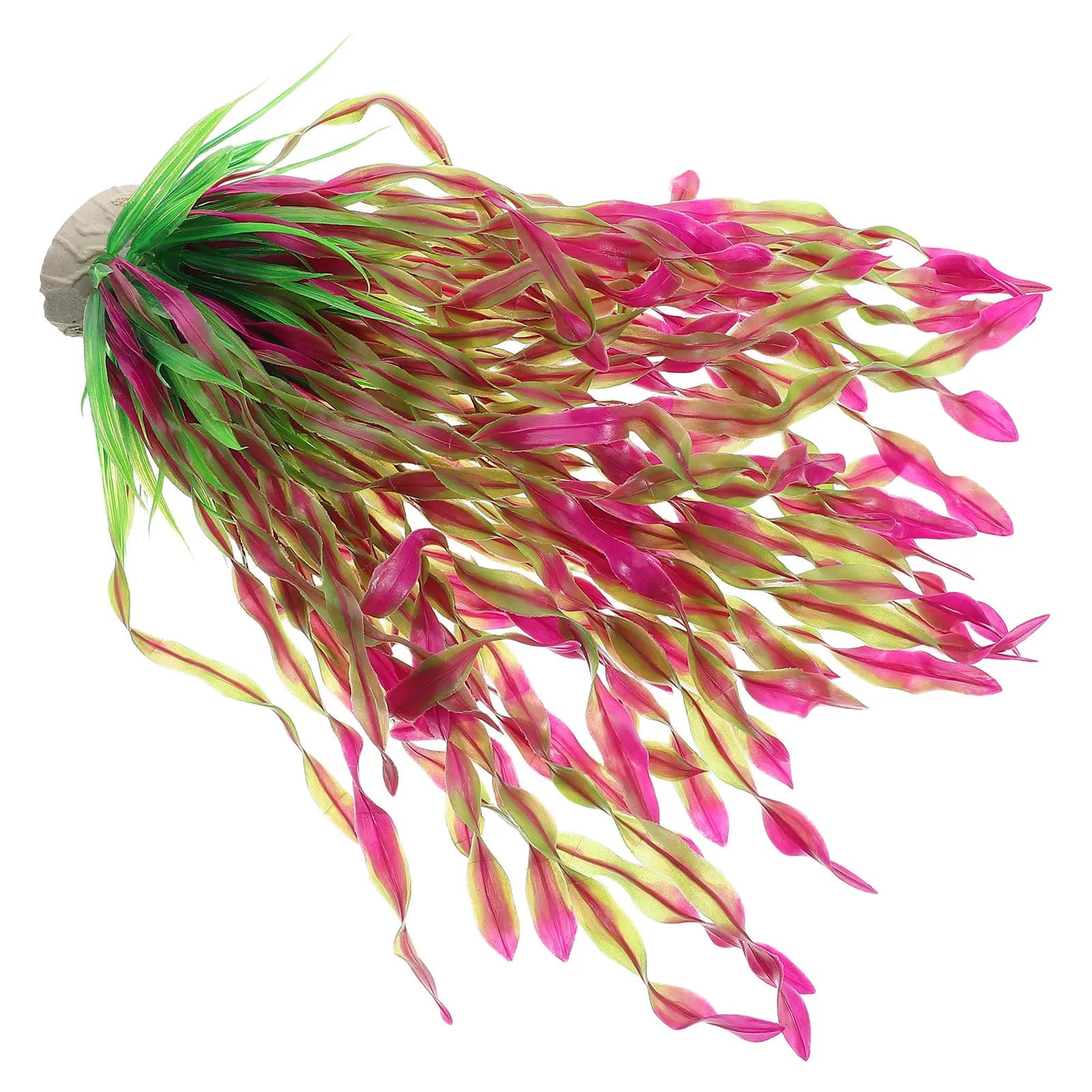 Artificial Plastic Aquatic Plants, Realistic Decorations for Aquariums, Fin Aquatic Grass Ornaments for Home and Office