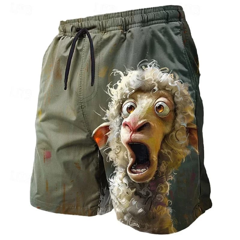 Costume da Bagno a Rapida Asciugatura con Tasche e Cordoncino, Traspirante, per Surf e Spiaggia, Pantaloncini da Nuoto Estivi da Uomo 5XL
