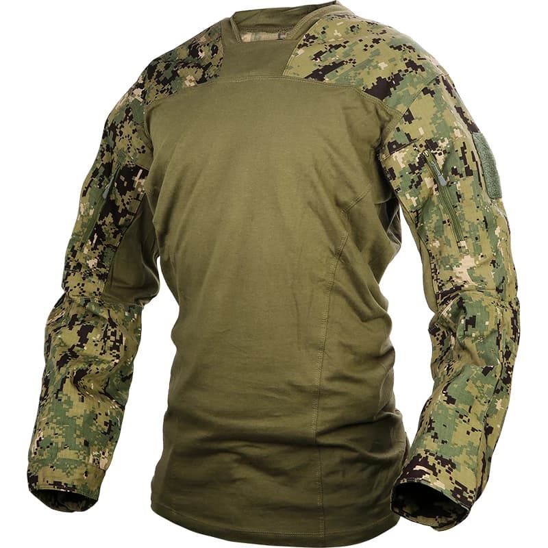 Emersongear Camicia da combattimento tattica T-shirt da uomo Leggera Caccia Sport Escursionismo Top Abbigliamento Outdoor Milsim EM8585 AOR2