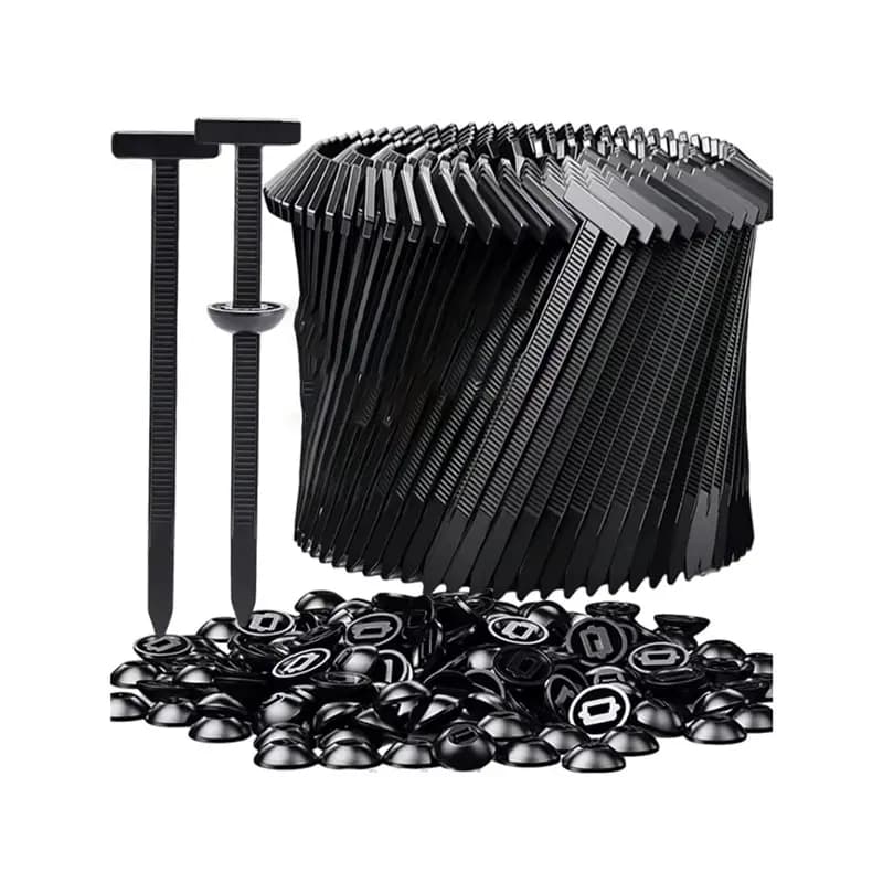 AT21-Nylon Zip Ties Heavy Duty Buckles Holders For Car Fender Trunk Engine Guard Panel Clip Mounting Kit Fastener Cable