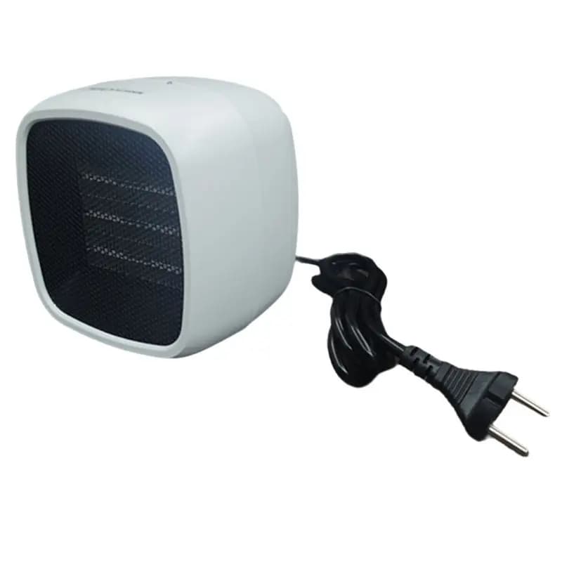 ABZA-Desktop Heater: Termoventilatore Elettrico Quadrato Portatile per Casa e Ufficio, Riscaldamento Rapido, Spina EU