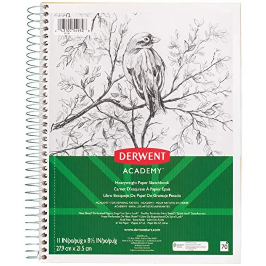 Academy Heavyweight Sketchbook, 11 in. x 8-1/2 in., 70 sheets