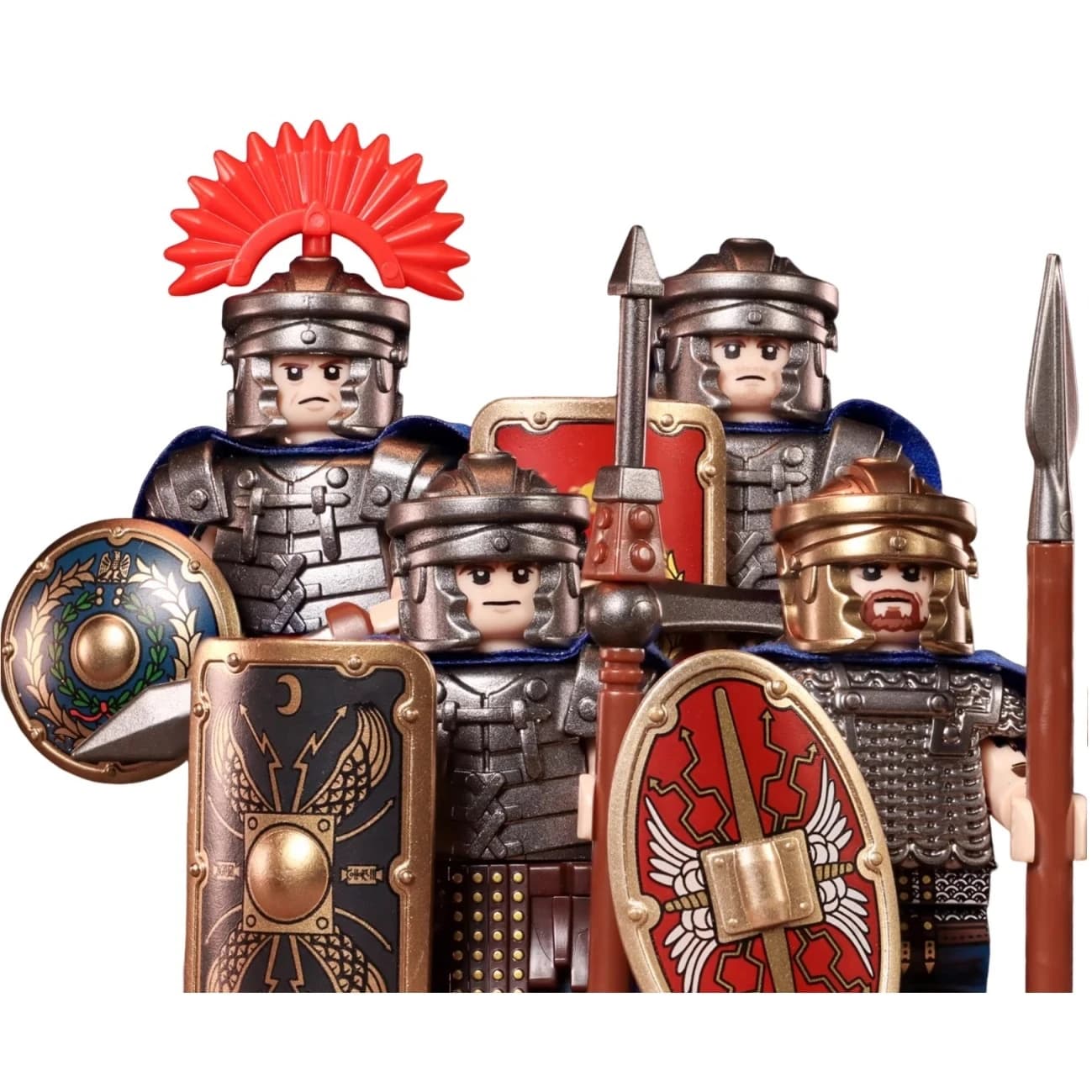 Impero Romano Legion Reigns Building Blocks Gladiatore Archer Soldato Mini Action Figure Giocattoli
