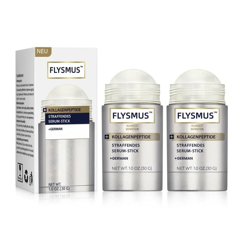 Siero viso al peptidico di collagene Flysmus 2025 30G - Miscela peptidica premium per rassodare la pelle e ridurre le rughe, stick