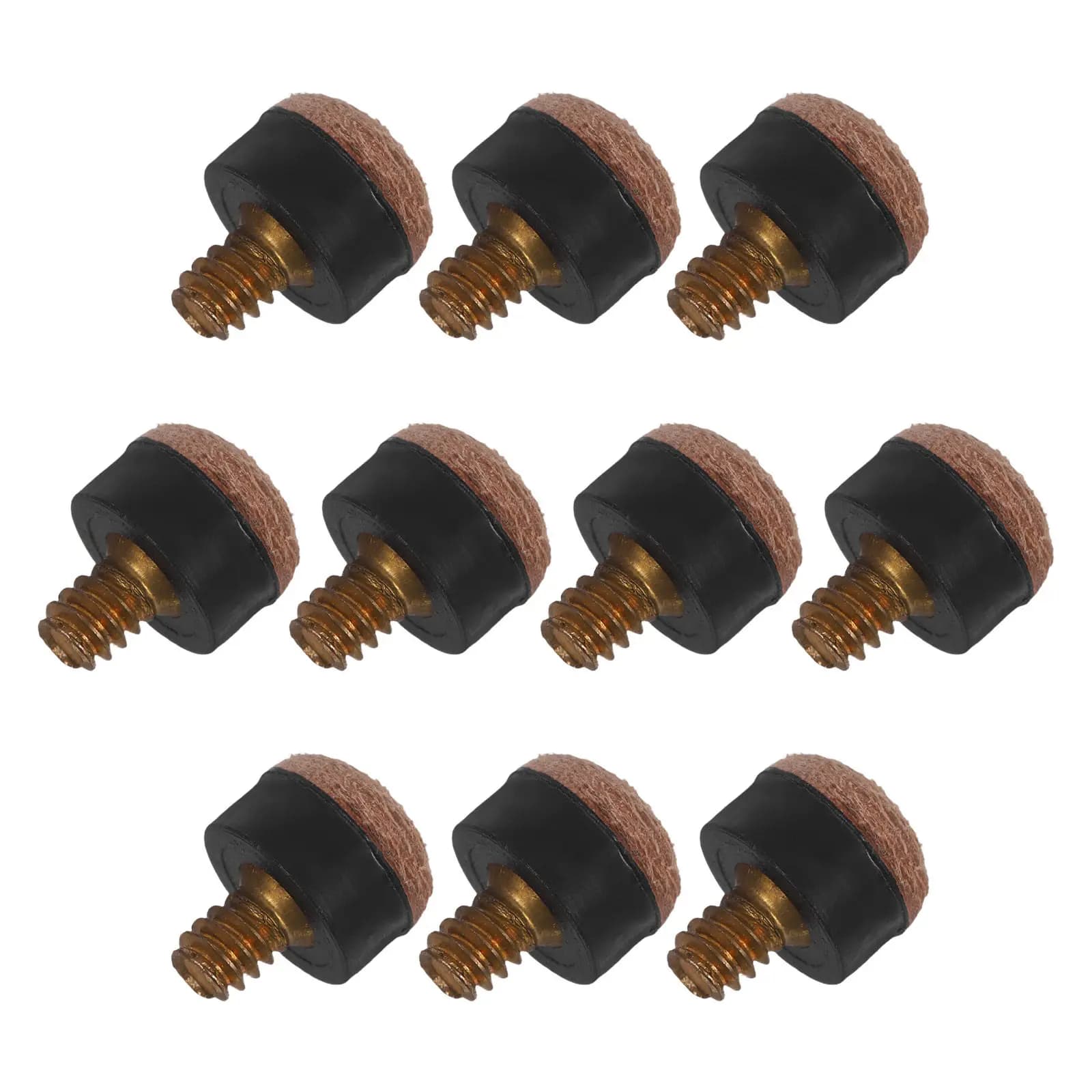 10 Pezzi Puntali a Vite di Ricambio 11mm per Stecche da Biliardo e Snooker, Accessori per Riparazione e Gioco