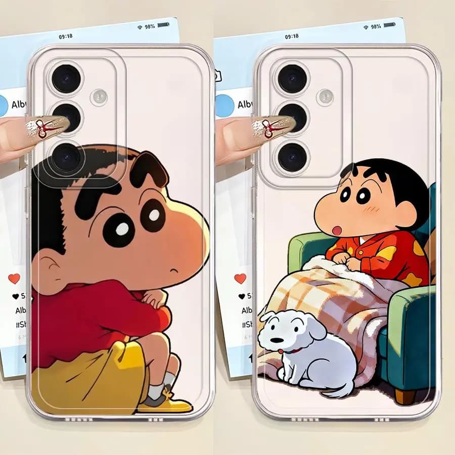 Cover per Telefono Cra-yons Shin-chans per Samsung Galaxy A33 A52 A56 A50 A34 A35 A55 A23 A54 A15 A36 A13 A25 A51 A14 A16 A26 A24