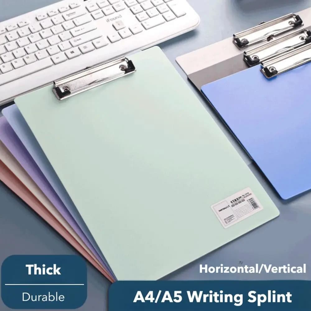 Multifunctional A4/A5 Writing Splint Horizontal/Vertical With Hanging Hole Writing Clipboard File Folder School Office