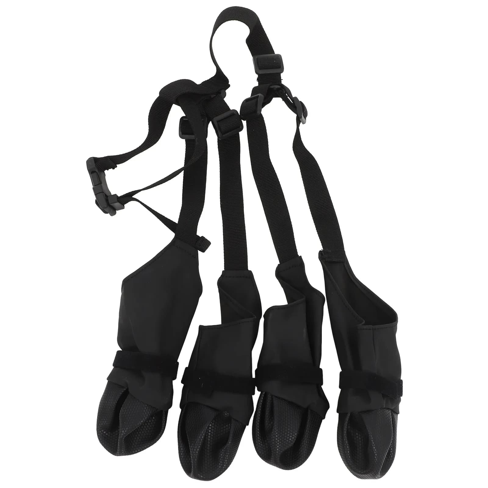 Stivali Impermeabili per Cani, Scarpe Antiscivolo con Cinturini Regolabili, Protezioni Traspiranti per Zampe, per Escursioni Invernali all'Aperto, per Cani Piccoli e Medi