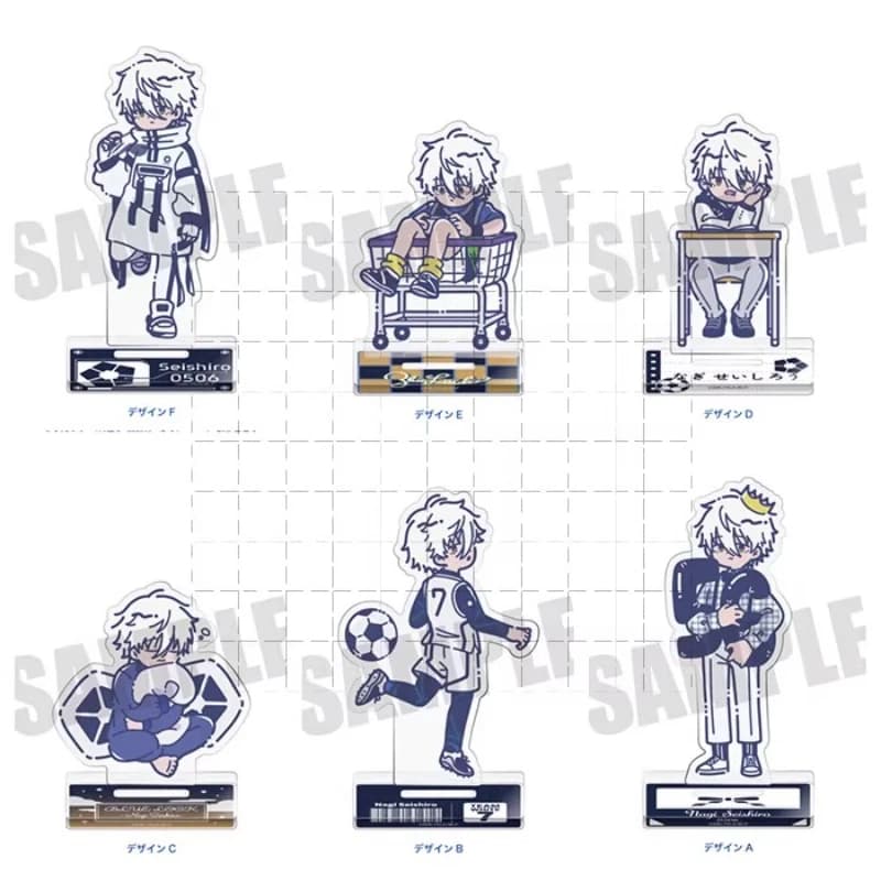 Gioco Meguru Bachira Hyoma Chigiri Reo Mikage Seishiro Nagi Yoichi Isagi Acrilico Stand Doll Anime Figura Modello Cosplay Giocattolo Regalo