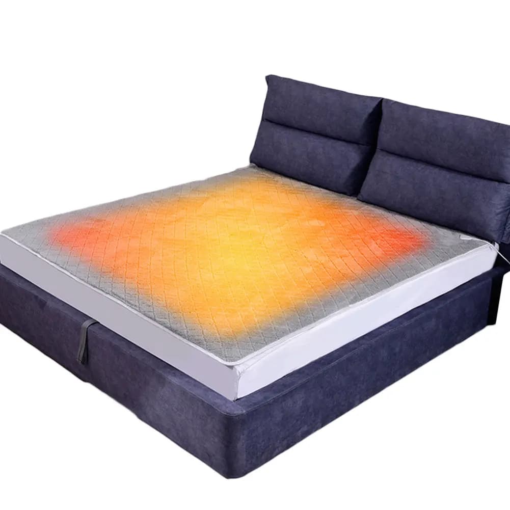 Electric Blanket Winter Fleece Heated Blanket Velvet Smart Thermal Electric Blanket Comfy Fleece Body Warmer For Home & Office