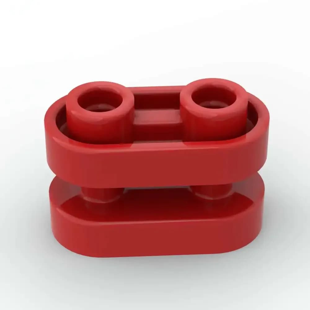 MOC 10PCS Parte Mattoni 77808 Rotonda 1x2 Building Blocks Con Borchie Cavi Centro Aperto Particelle Giocattolo Educativo Di Compleanno Regali Per Bambini
