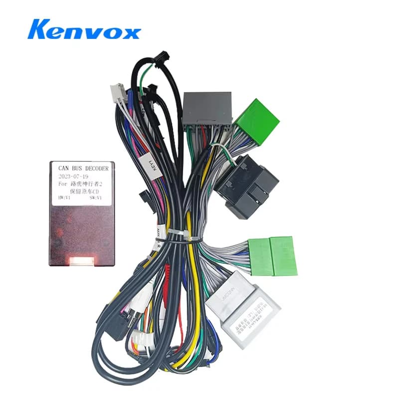 KENVOX 16Pin Cablaggio per auto Canbus Box Android Radio Stereo Cavo di alimentazione Decoder per Land Rover Freelander 2 LR2