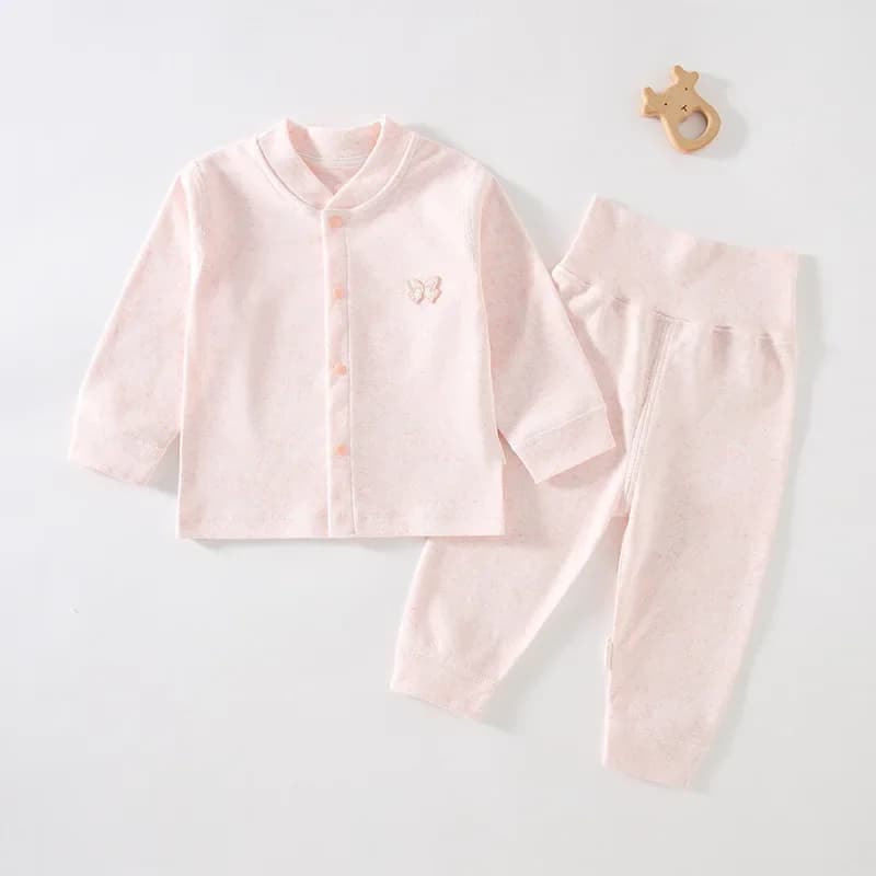 Vestiti per bambini Pantaloni di protezione della pancia a vita alta Autunno Primavera Comodi leggings in cotone Ragazzi Ragazze Pigiami caldi per bambini