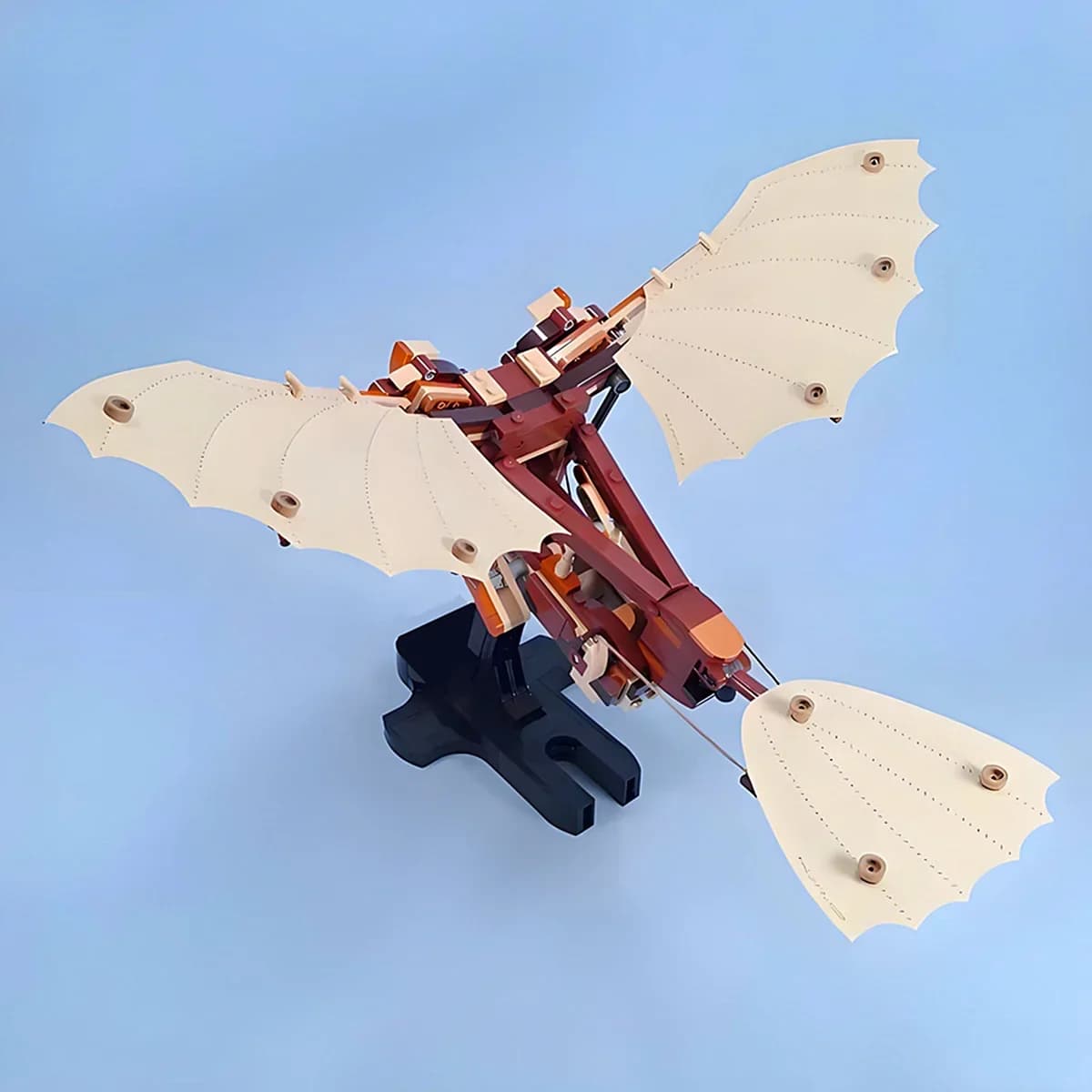 Designer 493 pezzi Da Vinci blocchi casa blocco tecnico macchina volante display decorazione modello blocco mattoni giocattoli kit fai da te regali