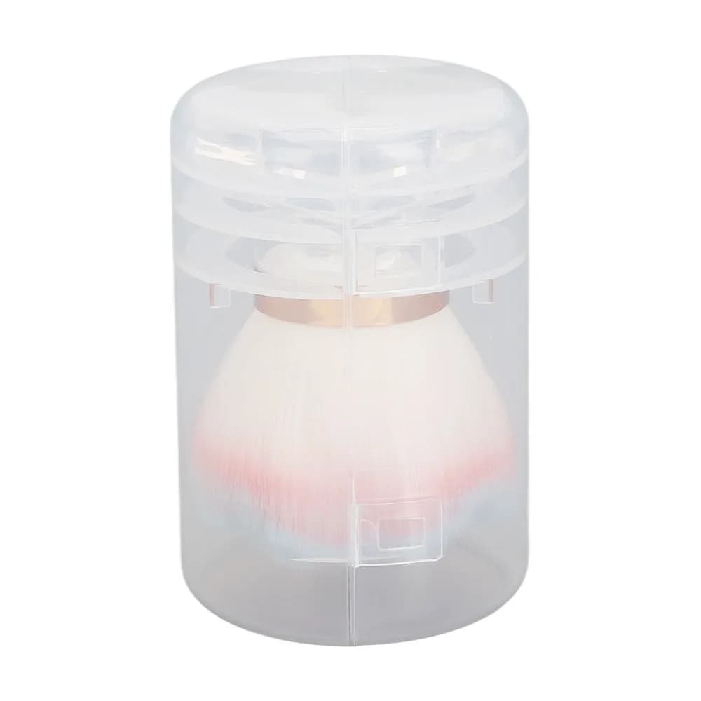 2 spazzole rosa con setole morbide per la rimozione della polvere dai unghie, con impugnatura comoda, spazzola rosa per la pulizia della polvere per nail art, spazzola morbida per la pulizia.