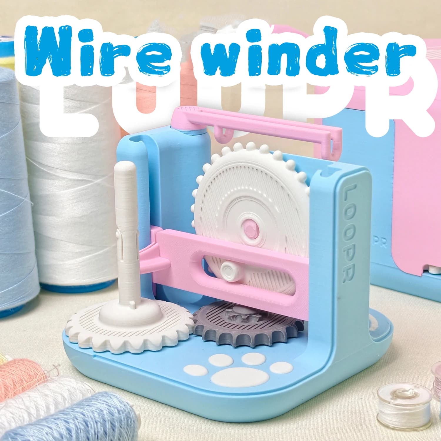 Kit di ricarica e avvolgitore per filo per cucire manuale domestico