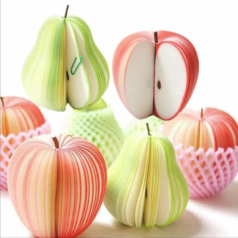 Creativo Apple Sticky Note Carta Cancelleria Uffici Accessori Segnalibri Forniture Quaderni Taccuini Ufficio Scuola