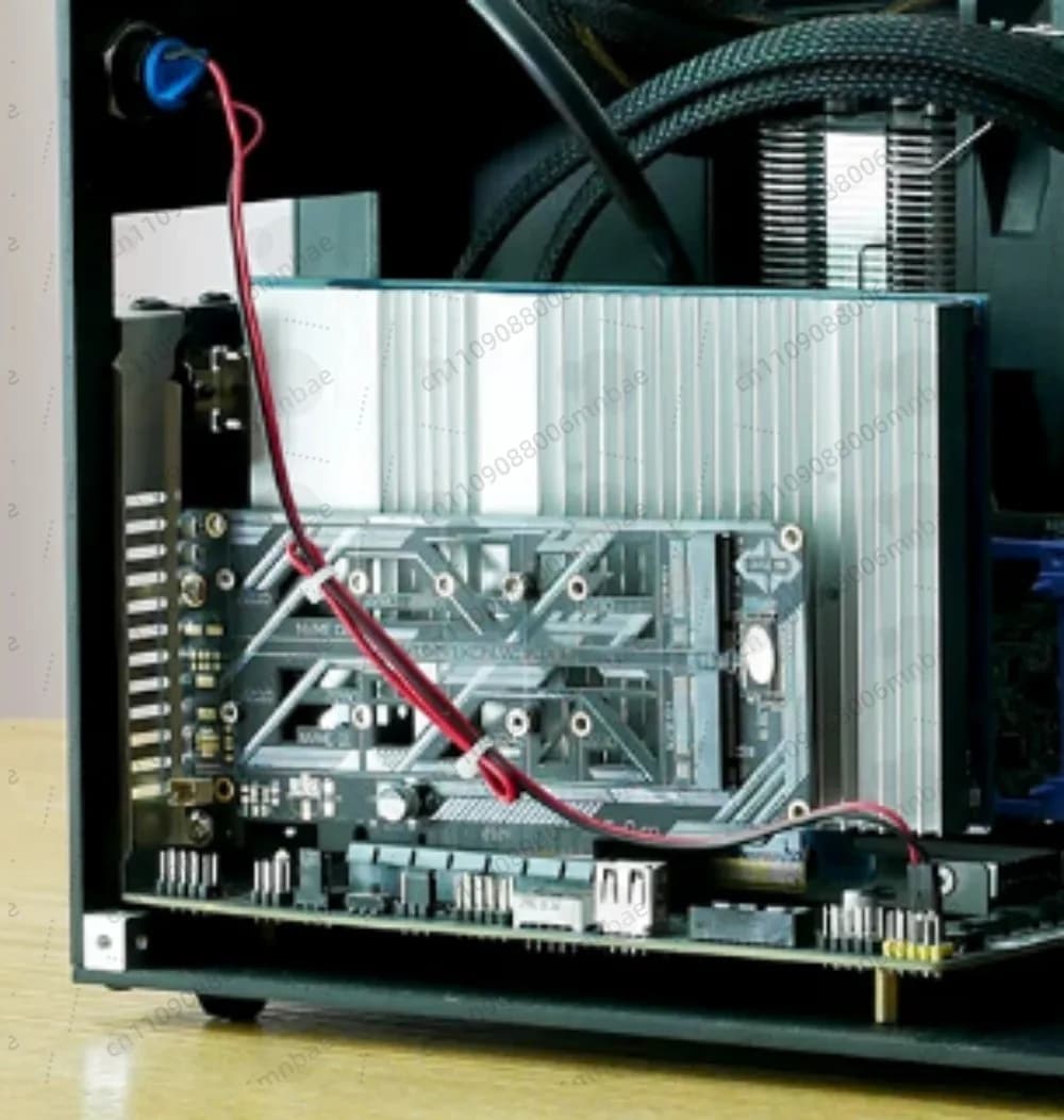 Piattaforma container Docker NAS C1 D1581, macchina completa, supporto quadrato in alluminio M per dischi rigidi SAS