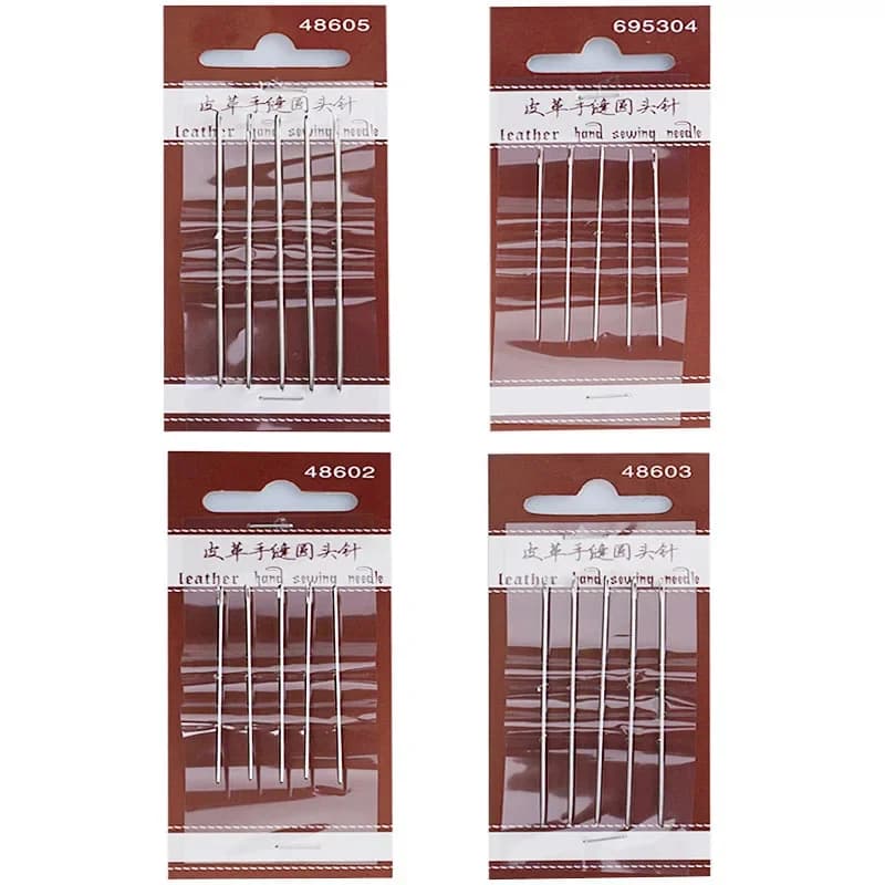 Aghi smussati a occhio grande Filato in acciaio inossidabile Maglieria Cucito Creazione Maglieria Tessitura Stringatura Cucito a mano a punta rotonda smussato
