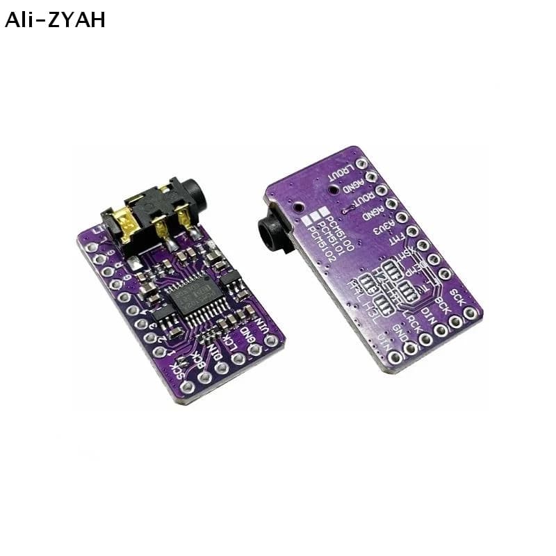 Module Decoder DAC I2S PCM5102A GY-PCM5102 for Raspberry Pi, Digital Audio Card PHAT Format