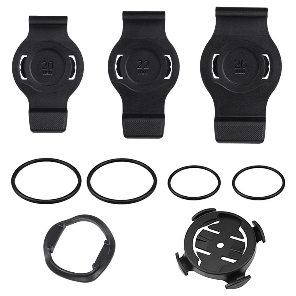 20/22/26mm Bicycle Speedometer Stand Adapter Bracket Quarter Turn Handlebar Holder Removable Bicycle Stopwatch Holder for Garmin