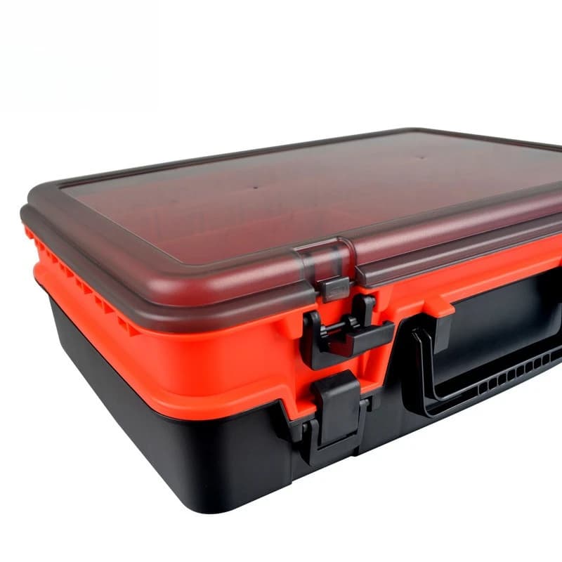 Scatola Portaoggetti Pieghevole Portatile in PP 460x270x200mm Multiuso per Pesca, Contenitore per Piombi e Esche, Scatola Pieghevole per Attrezzatura da Pesca - Vendita Calda
