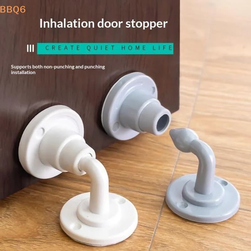 Fermaporta Silenzioso in Silicone, Protezione Anti-Collisione Autoadesiva per Serrature e Pareti