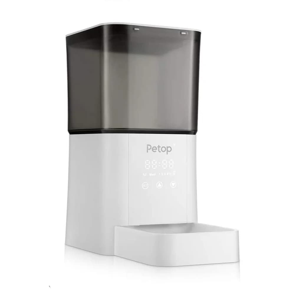 Distributore Automatico di Cibo Intelligente da 6,5L per Cani e Gatti con Timer Programmabile, Fino a 5 Pasti al Giorno, Ciotola per Cibo Cani e Gatti