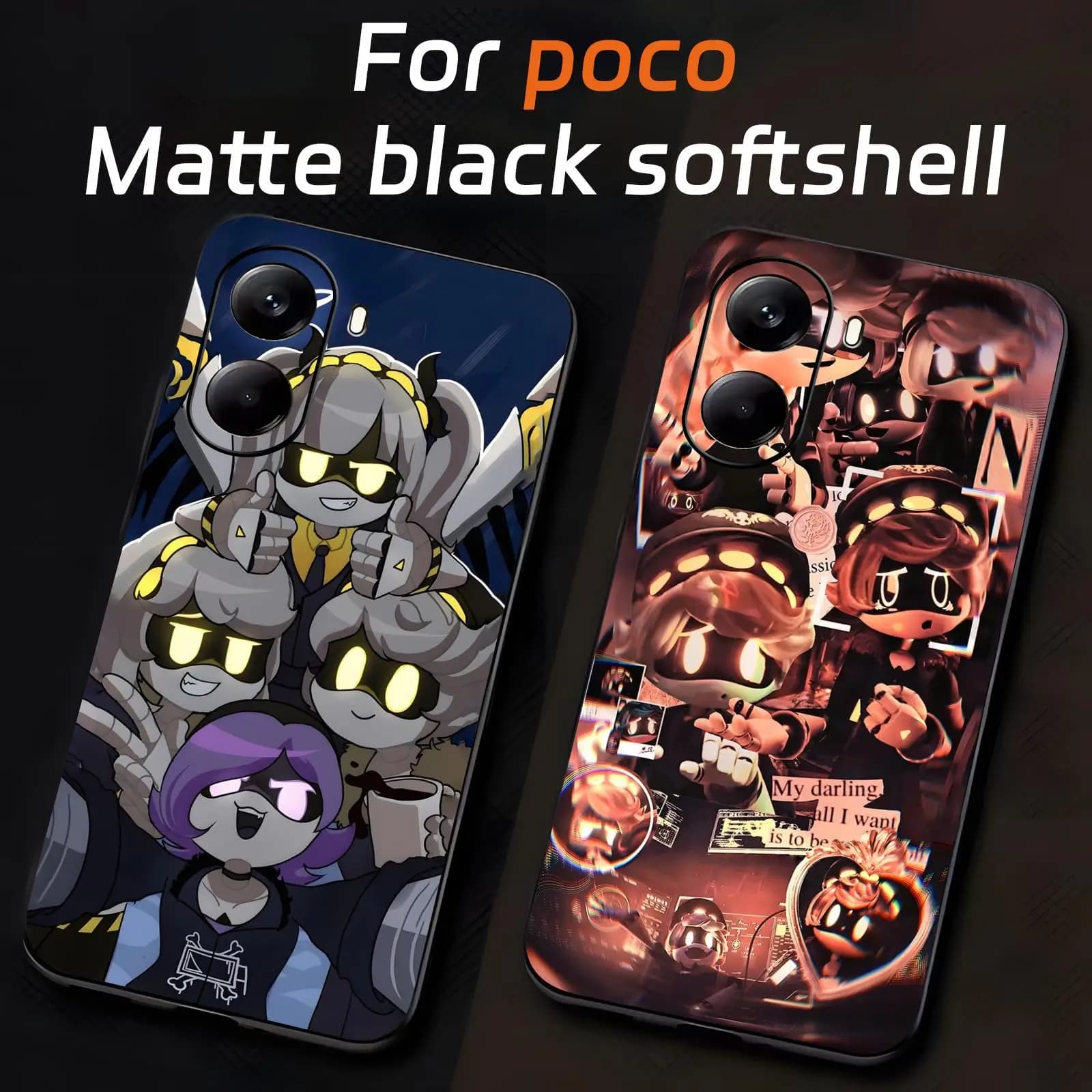 Custodia per telefono Game M-Murder Drones NVJ per Xiaomi POCO M7 M6 M5 X7 X6 X5 F7 F6 F5 Pro 5G, morbida, nera, antiurto