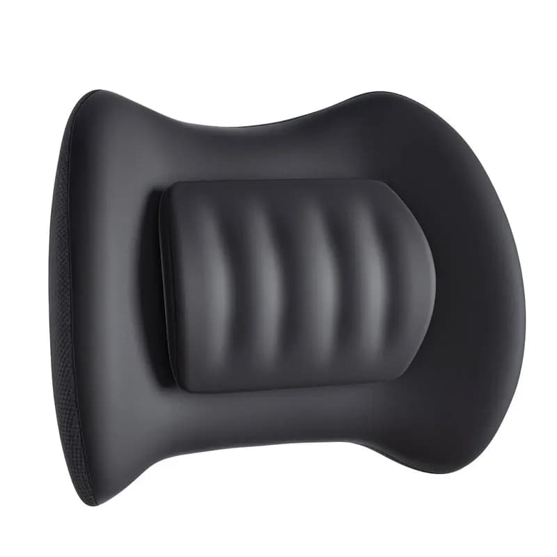 Cuscino Lombare 3D per Auto, Supporto Ergonomico in Memory Foam, Imbottitura Universale per Sedile Auto, Comfort per la Guida