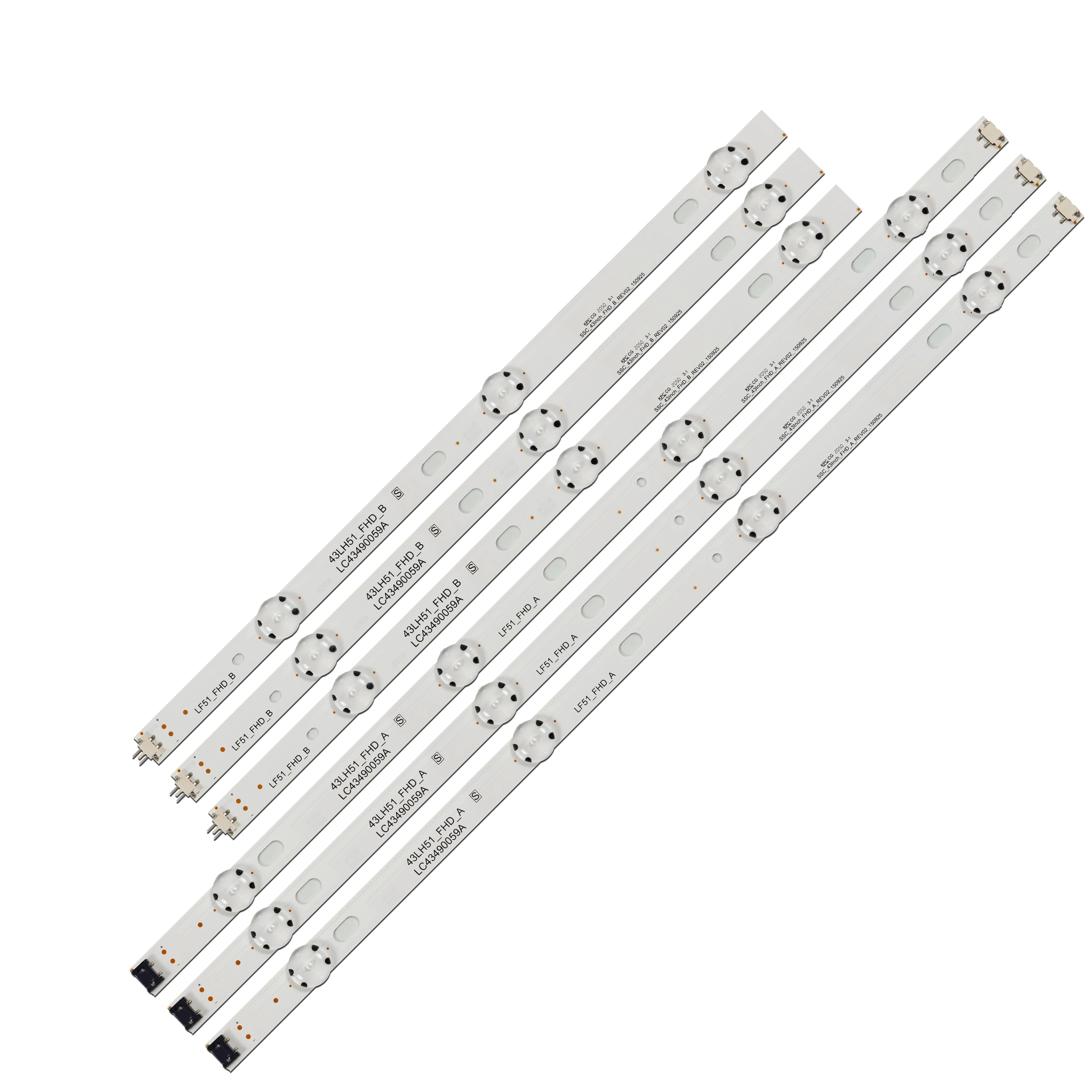 Striscia LED 43UM6910PUA 43UK6090PUA 43UK6300EU 43UK6200PSA 43LM5700PLA 43LK5700PSC 43UM7090PLA SSC-43UK63 43UM6910 EAV63192725