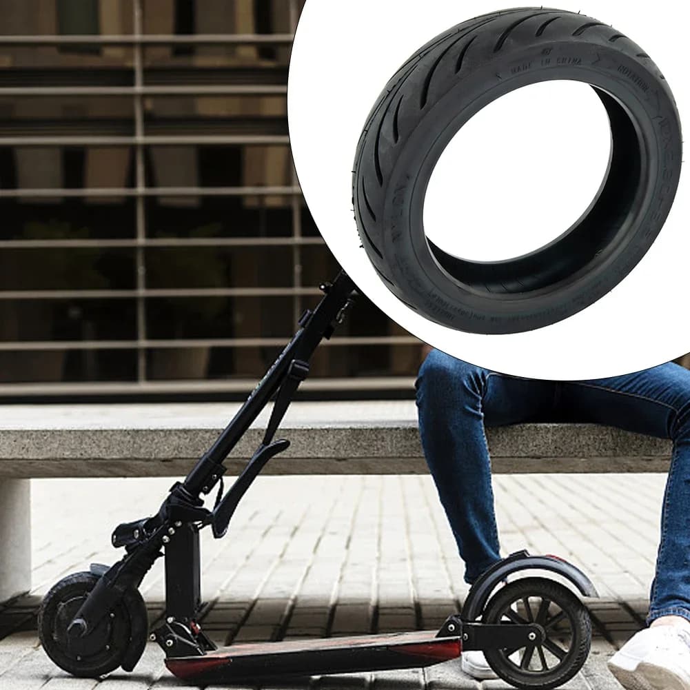 Pneumatico Tubeless 10*2.30-6.5 da 10 Pollici, 1 Pezzo Nero per Scooter Elettrico NIU KQ2, Parte di Ricambio 2023, Nuovi Componenti per Scooter Elettrici