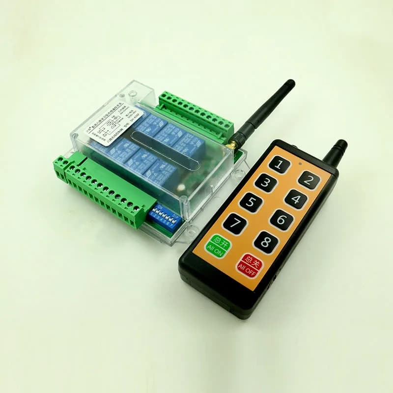 Interruttore di controllo remoto wireless DC 12 v24v regolabile in frequenza controllo industriale interruttore wireless per paranco elettrico