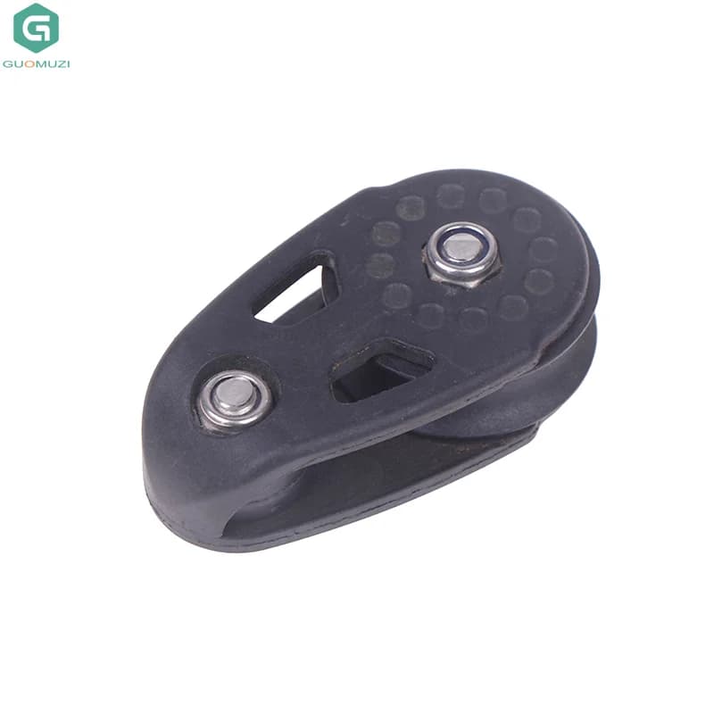 Kit Puleggia per Kayak e Canoa, Carrello Ancoraggio per Kayak con Binario Scorrevole Resistente, Blocco Puleggia Singola Marina, Puleggia per Canoa