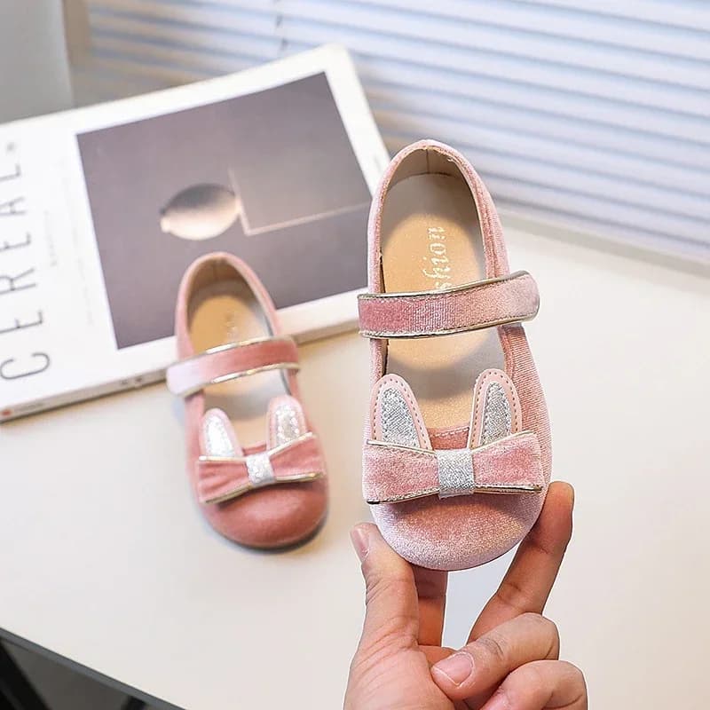 Children's Leather Shoes Cute Versatile Girls Moccasins Fashion Spring Autumn Kids Causal Princess Flat Shoes Soft Bottom New