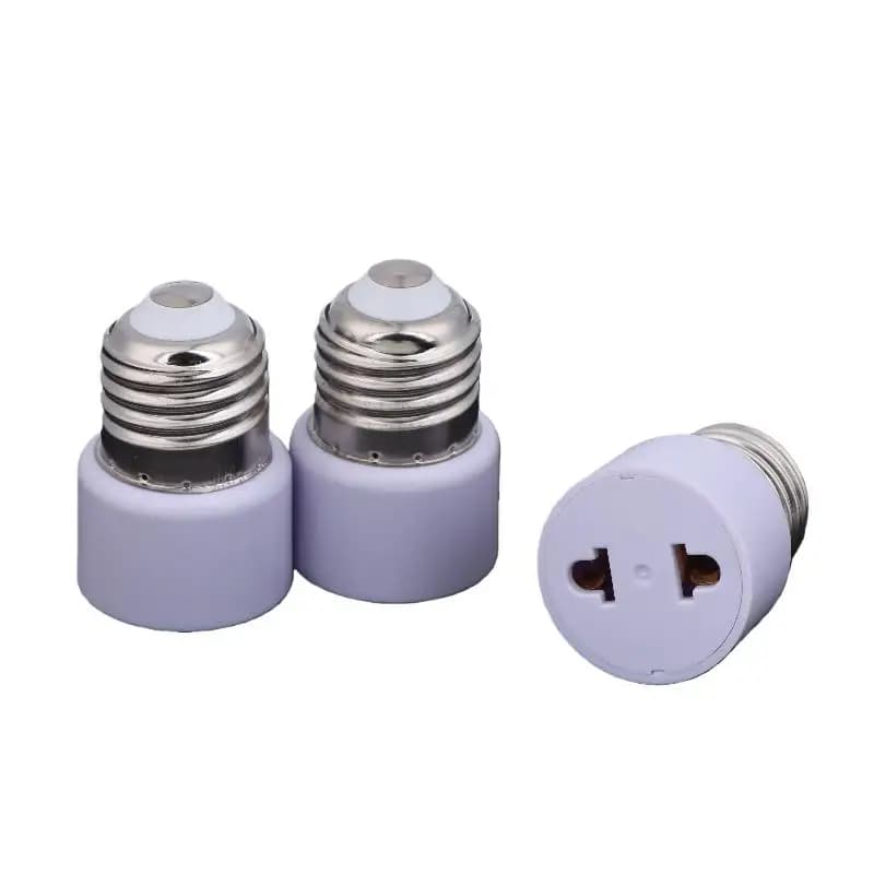 Portalampada E27 Bianco Senza Luce (US/EU) - Accessorio Fai-da-te per Illuminazione