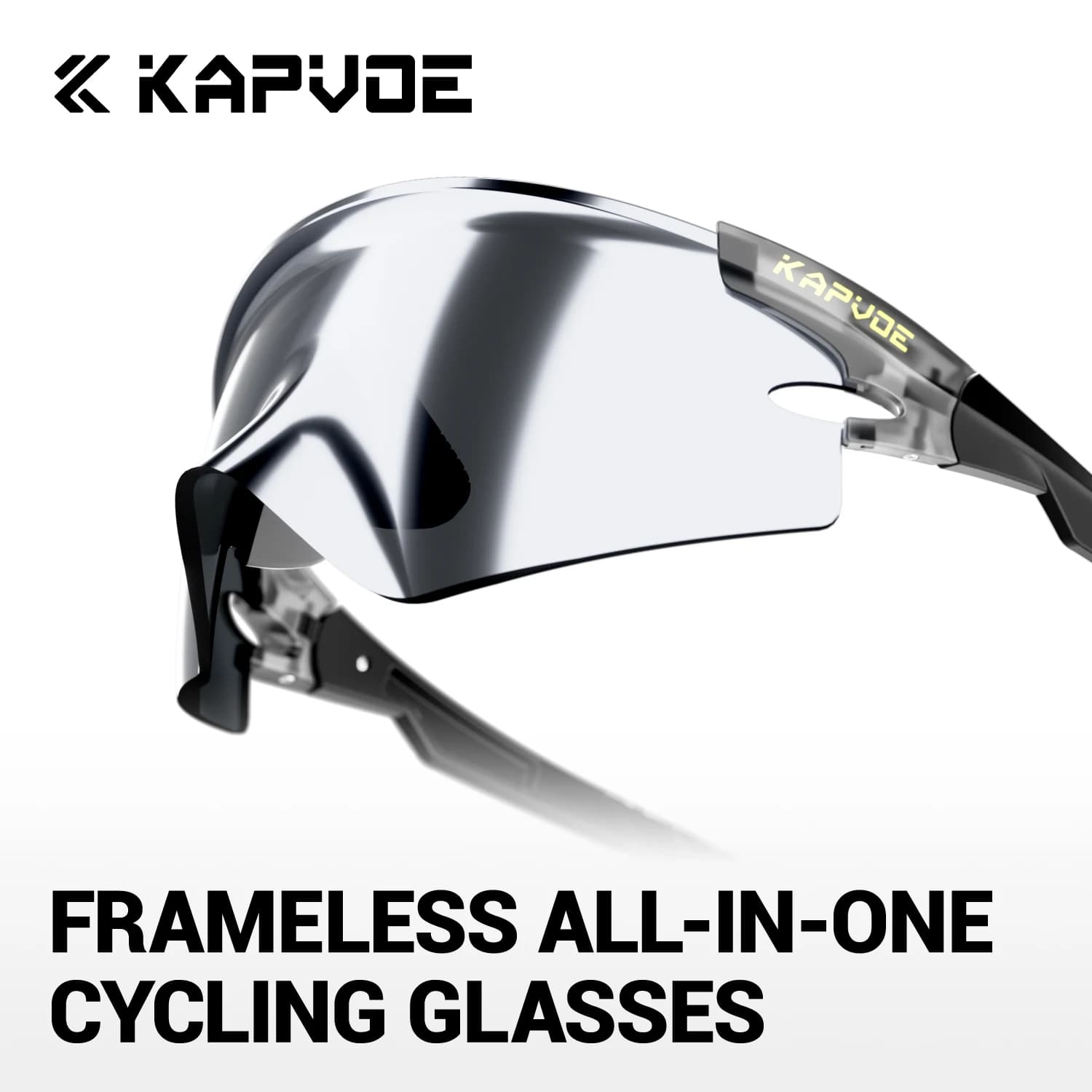 Occhiali da Sole Fotocromatici KAPVOE per Escursionismo, Ciclismo, Sport all'Aperto, Corsa, Campeggio e Picnic, Eleganti Occhiali da Guida