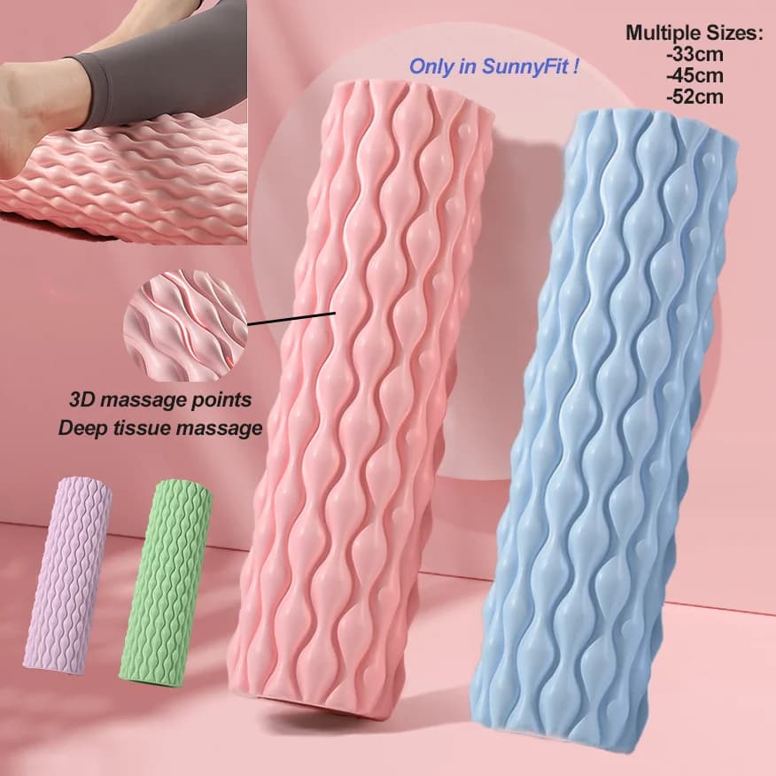 3D Massage Roller Foam Roller for Exercises Color Fantastic Muscle Relaxation Pain Relief